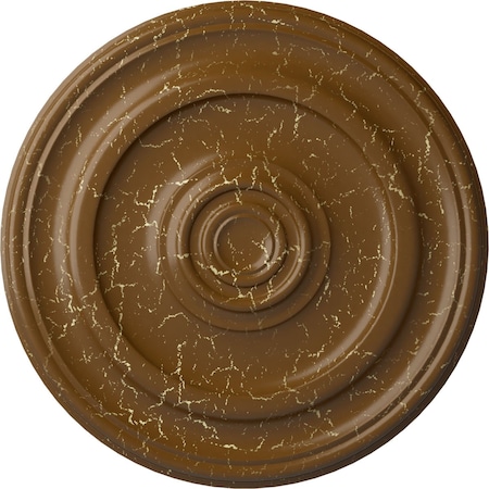 Ekena Millwork Kepler Traditional Medallion (For Canopies up to 5 1/4"), 23 5/8"OD x 1 3/4"P, Smokey Topaz Crackle CM24KPSTC